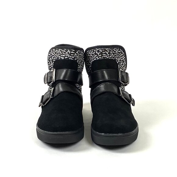 New Bernie Mev Frosty Black Suede Knit Boot 6.5 / 37 - Picture 4 of 10